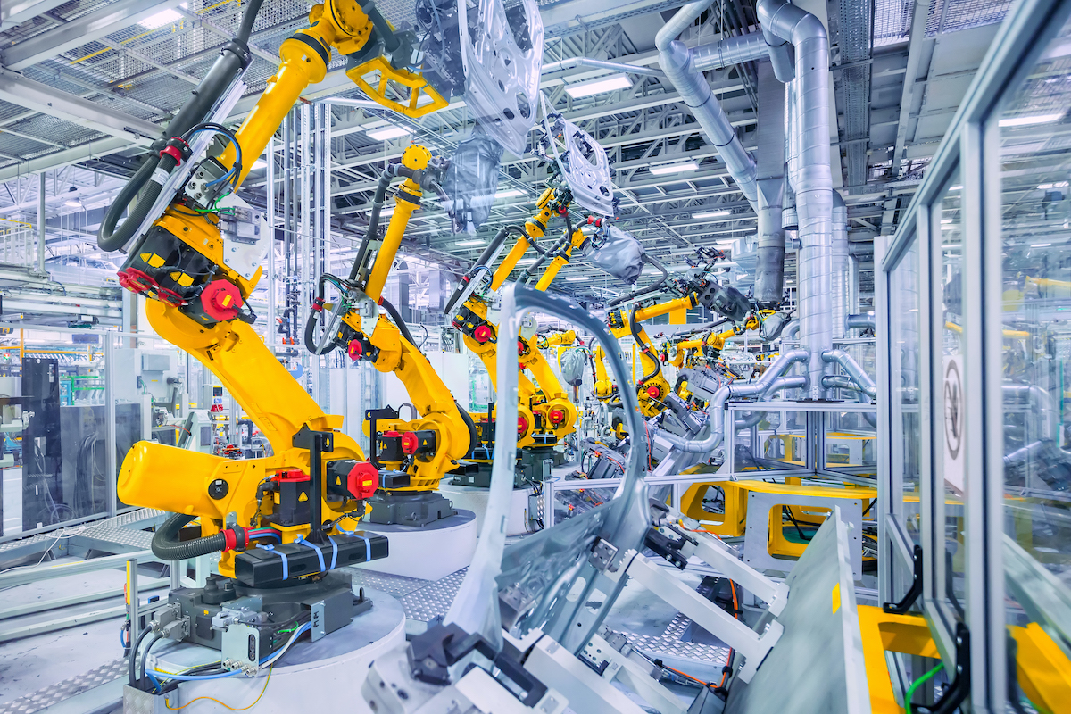 Robotic assembly line